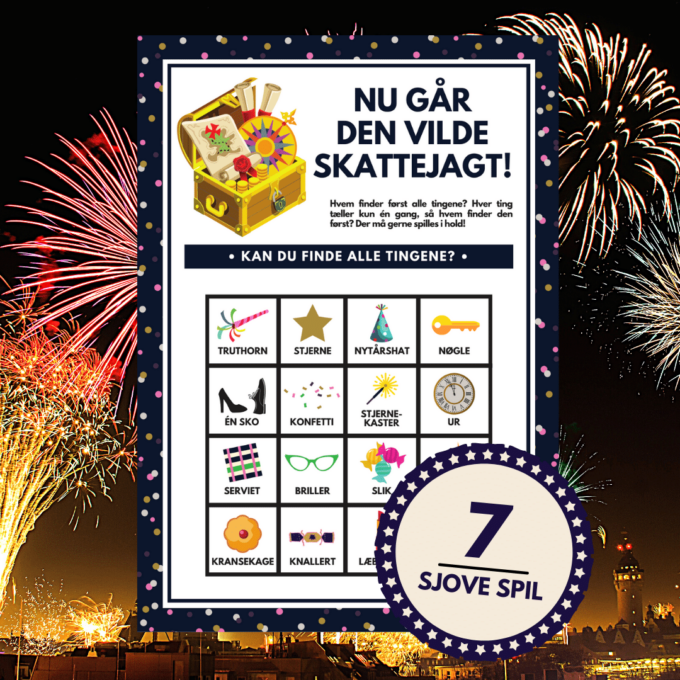 Lou Noire - 7 sjove spil til nytårsaften - Underholdning til nytår Lou Noire - 7 sjove spil til nytårsaften - Underholdning til nytår