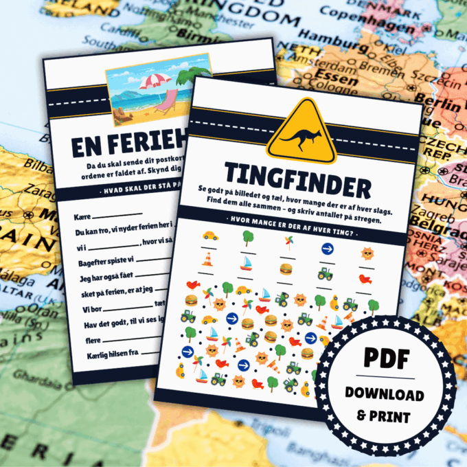 Spil til ferie - 7 sjove spil til bilturen - Lou Noire