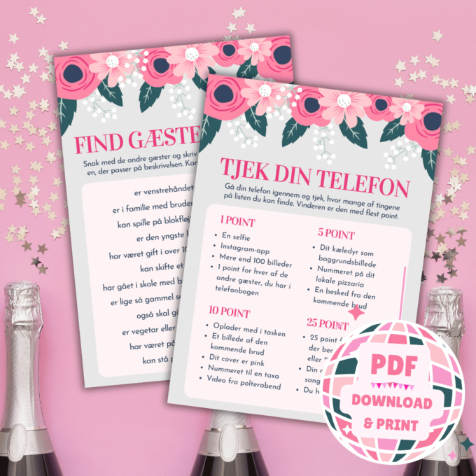 12 sjove spil og lege til polterabend - Lou Noire - Ideer til polterabend