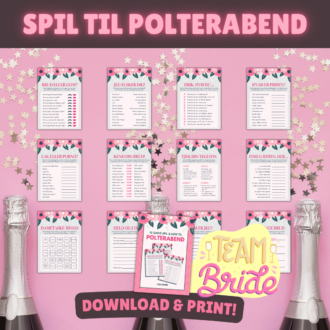 12 sjove spil og lege til polterabend - Lou Noire - Oversigt