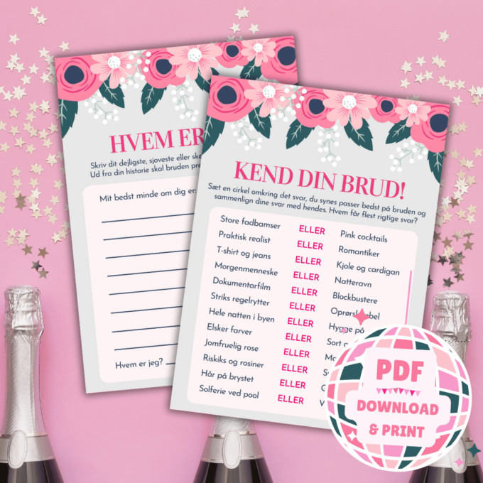 12 sjove spil og lege til polterabend - Lou Noire - Underholdning