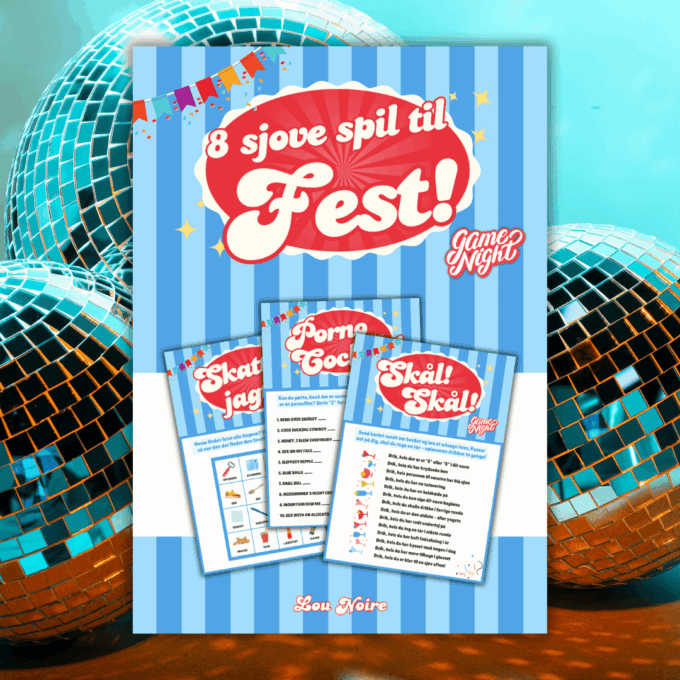 8 sjove spil til fest - Lou Noire - Cover