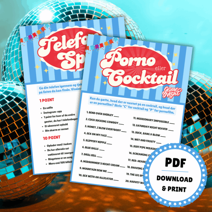 8 sjove spil til fest - Lou Noire - Festlege