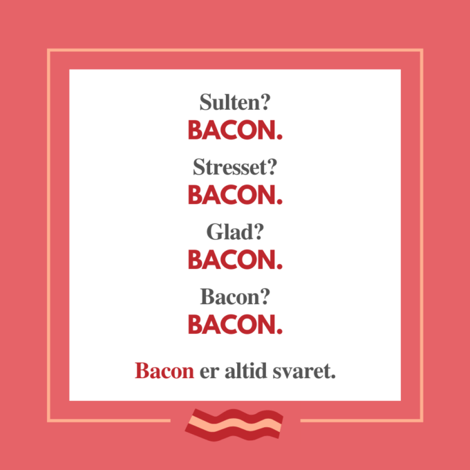 Bacon er svaret - Lou Noire