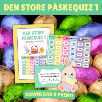 Den Store Påskequiz 1 - Lou Noire - Oversigt
