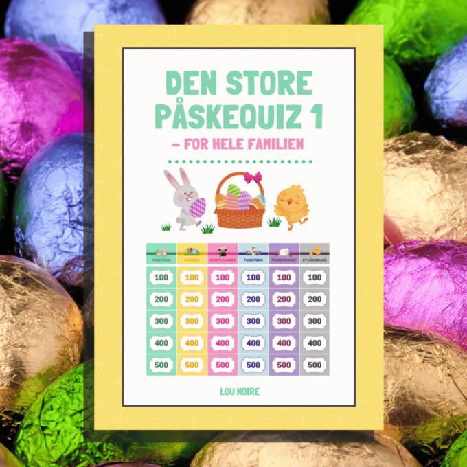 Den Store Påskequiz 1 - for hele familien - Lou Noire - Cover Den Store Påskequiz 1 - for hele familien - Lou Noire - Cover