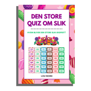 Den Store Quiz om Slik - Lou Noire - cover