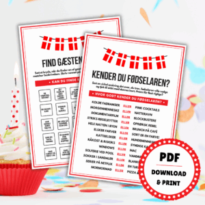 Fødselsdagsquiz - 8 sjove spil til fødselsdag - Lou Noire