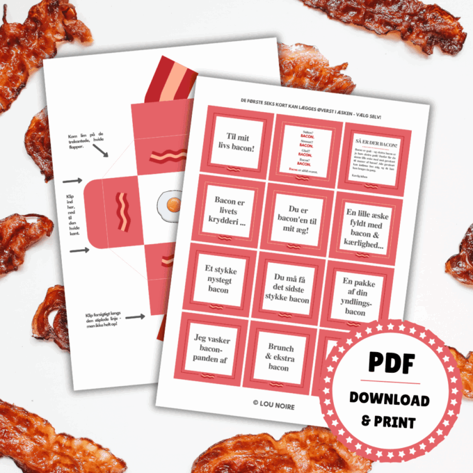 Gave til mand - Sig det med bacon - Lou Noire