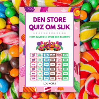 Lou Noire - Cover - Den store quiz om slik
