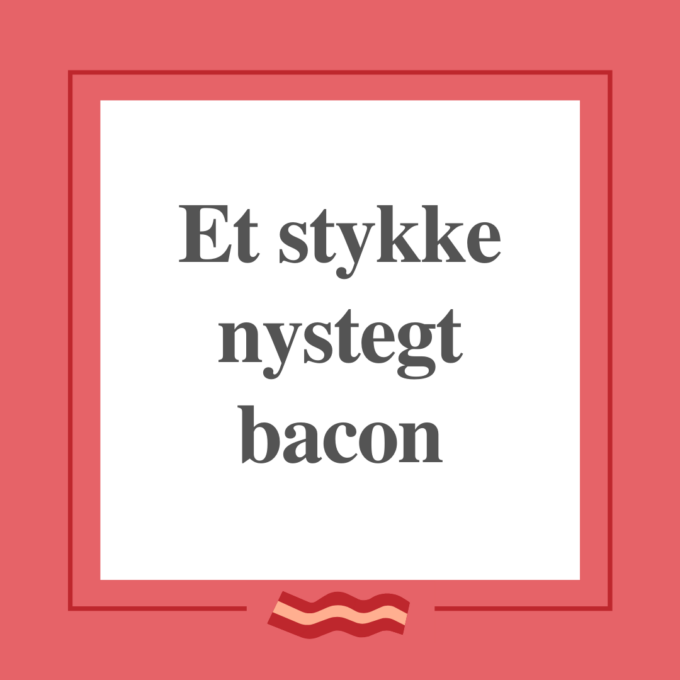 Nystegt bacon - Lou Noire