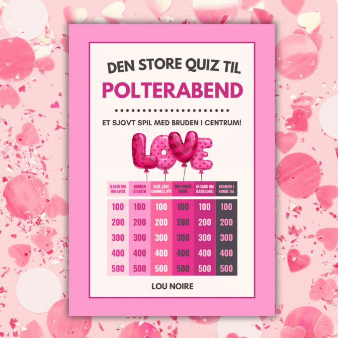Lou Noire - Cover - Den Store Quiz Til Polterabend Lou Noire - Cover - Den Store Quiz Til Polterabend