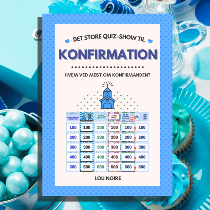 Lou Noire - Det Store Quiz-Show til Konfirmation - Cover