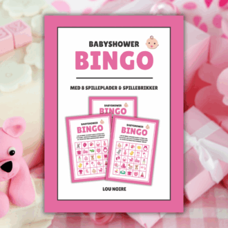 Babyshower-bingo - Pink - Lou Noire - Cover