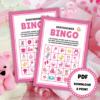 Babyshower-bingo - Pink - Lou Noire - Sjove spil Babyshower-bingo - Pink - Lou Noire - Sjove spil