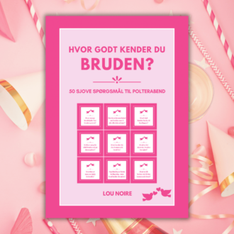 Cover - Hvor godt kender du bruden? - Lou Noire