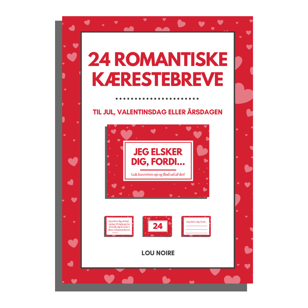 24 romantiske kærestebreve - Lou Noire - cover