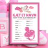 7 sjove spil til babyshower - pink - Lou Noire - Babynavne 7 sjove spil til babyshower - pink - Lou Noire - Babynavne