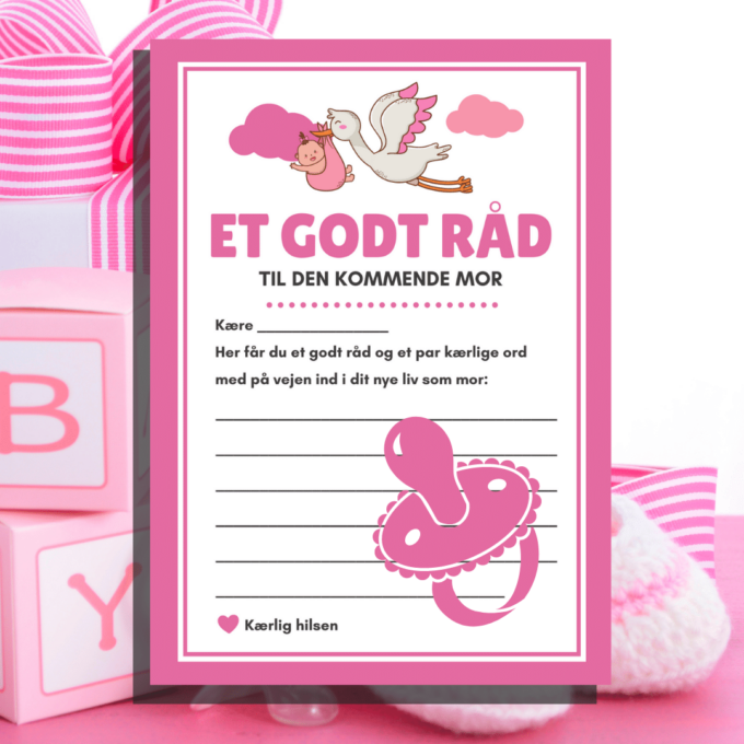 7 sjove spil til babyshower - pink - Lou Noire - Et godt råd 7 sjove spil til babyshower - pink - Lou Noire - Et godt råd