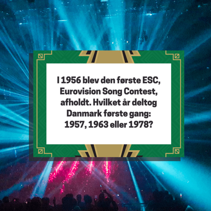 Den Store Quiz om Melodi Grand Prix - Lou Noire - Eurovision Song Contest