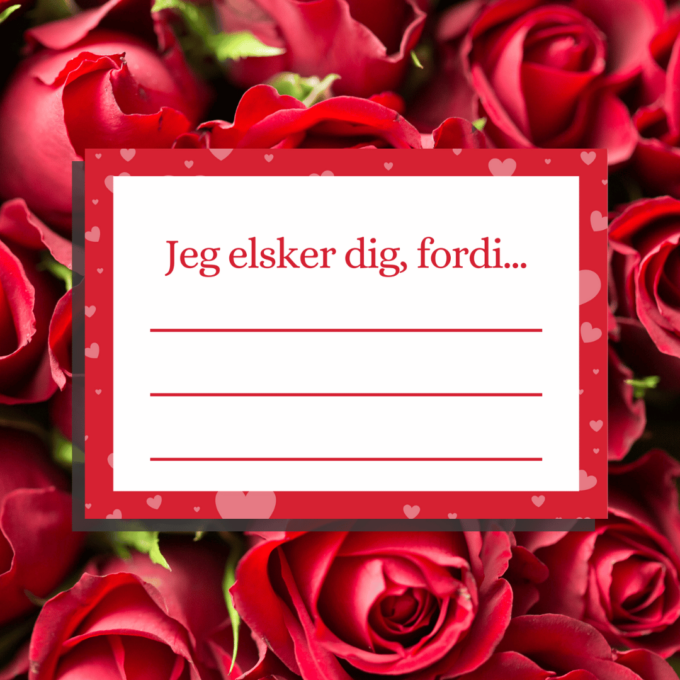 Lou Noire - 24 romantiske kærestebreve - Valentinsdag