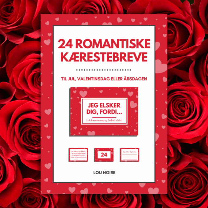 Lou Noire - Cover - 24 romantiske kærestebreve