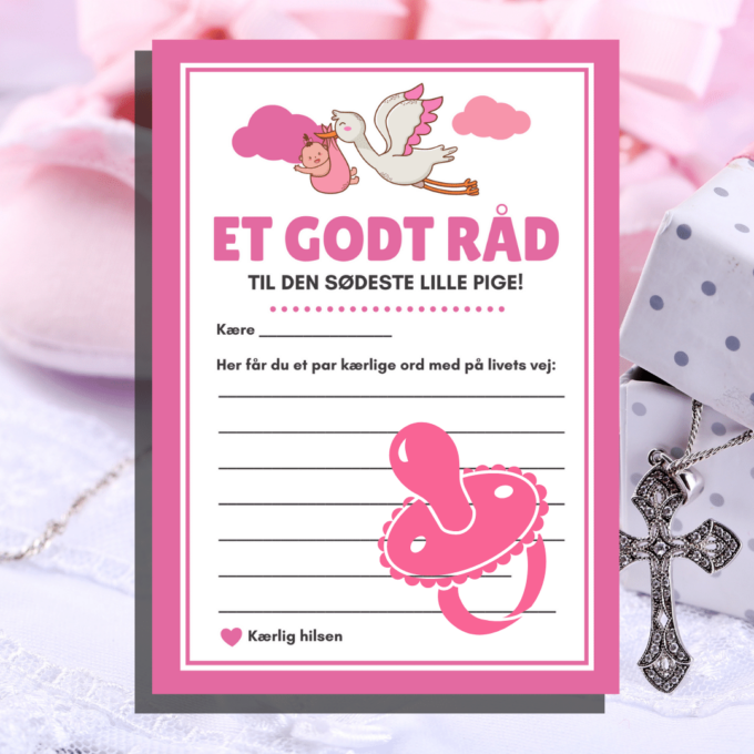 7 spil og gæstebog til barnedåb - Lou Noire - Et godt råd 7 spil og gæstebog til barnedåb - Lou Noire - Et godt råd