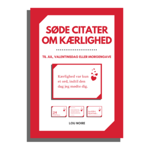 Søde citater om kærlighed - Lou Noire - Cover