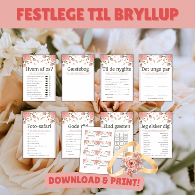 Underholdning til brylluppet - blomster - Lou Noire - Oversigt