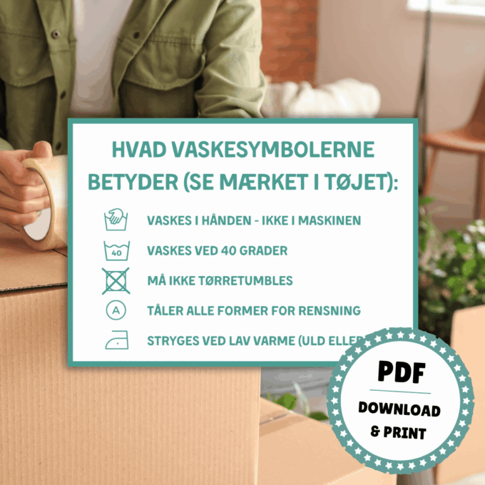 Vaskesymboler - Åben når... - du flytter hjemmefra - Lou Noire Vaskesymboler - Åben når... - du flytter hjemmefra - Lou Noire