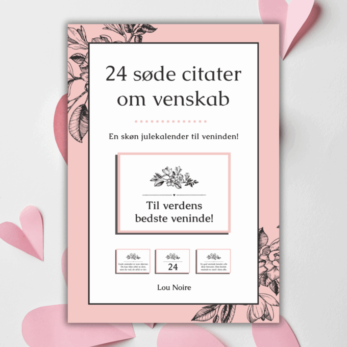 24 søde citater om venskab - Cover - Lou Noire