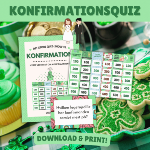Det Store Quiz-Show til Konfirmation - Grøn - Lou Noire - Oversigt