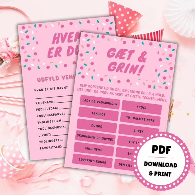 Fest for veninder - 8 sjove spil og lege til pigefest - Lou Noire Fest for veninder - 8 sjove spil og lege til pigefest - Lou Noire