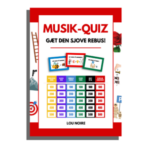Musik-quiz - gæt den sjove rebus! - Lou Noire - cover