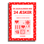 En julekalender med 24 æsker - rød - Lou Noire - cover