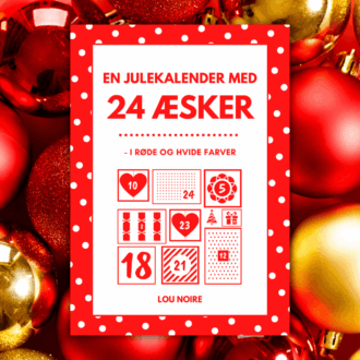 Lou Noire - Cover - En julekalender med 24 æsker - rød