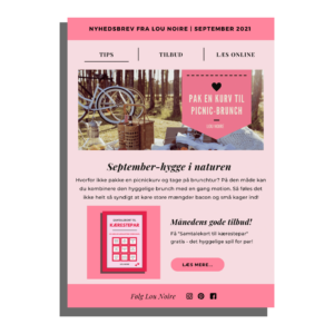 Nyhedsbrevet fra Lou Noire - eksempel