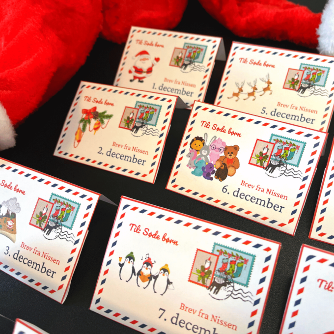 24 nissebreve til nissedøren - Lou Noire - Julekalender til nissedør 24 nissebreve til nissedøren - Lou Noire - Julekalender til nissedør