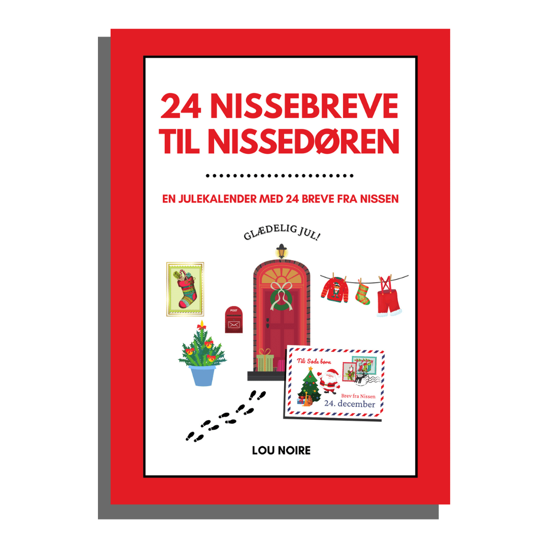 24 nissebreve til nissedøren - Lou Noire - cover