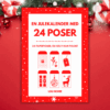 En julekalender med 24 poser - rød - Cover - Lou Noire En julekalender med 24 poser - rød - Cover - Lou Noire