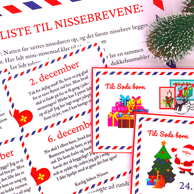 Lou Noire - 24 nissebreve til nissedøren - Print selv julekalender Lou Noire - 24 nissebreve til nissedøren - Print selv julekalender