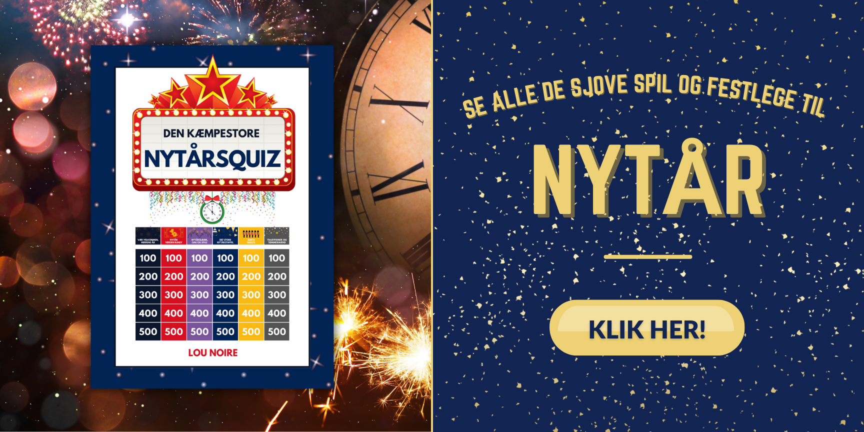 Banner - Nytår - Lou Noire
