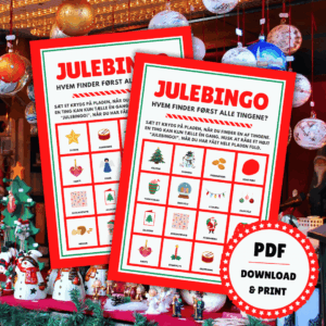 Julebingo i byen - Lou Noire - Bingo til print