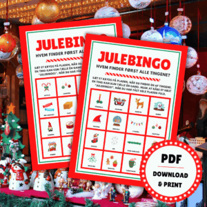 Julebingo i byen - Lou Noire - Bingoplader