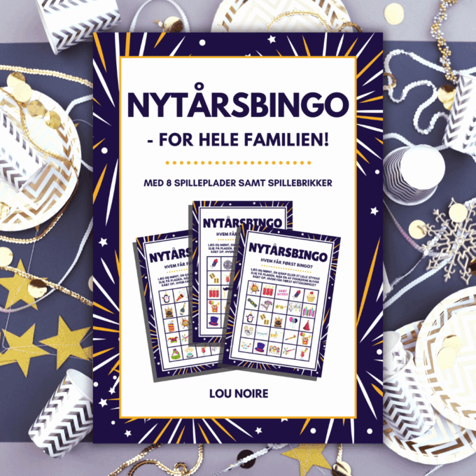 Cover - Nytårsbingo - for hele familien - Lou Noire Cover - Nytårsbingo - for hele familien - Lou Noire
