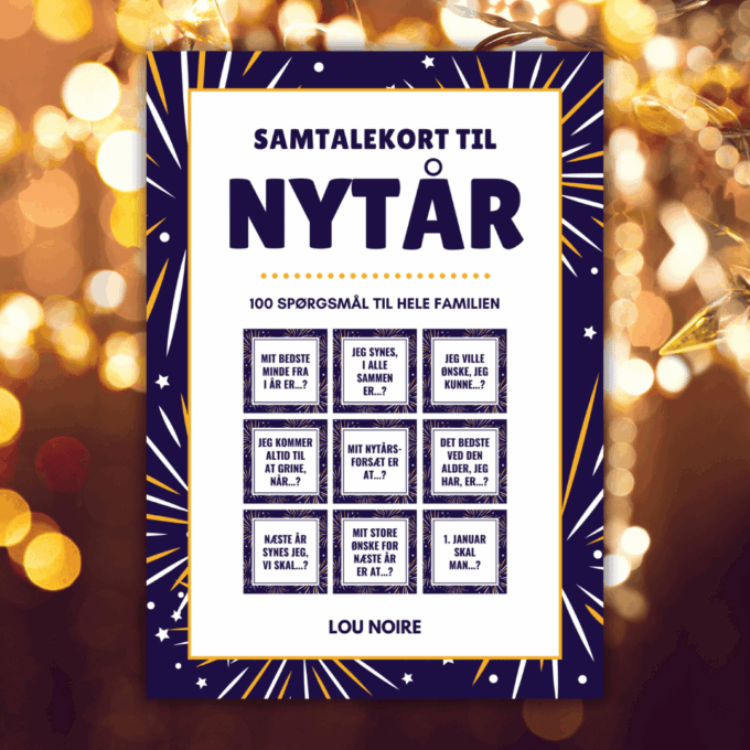 Cover - Samtalekort til nytår - Lou Noire Cover - Samtalekort til nytår - Lou Noire