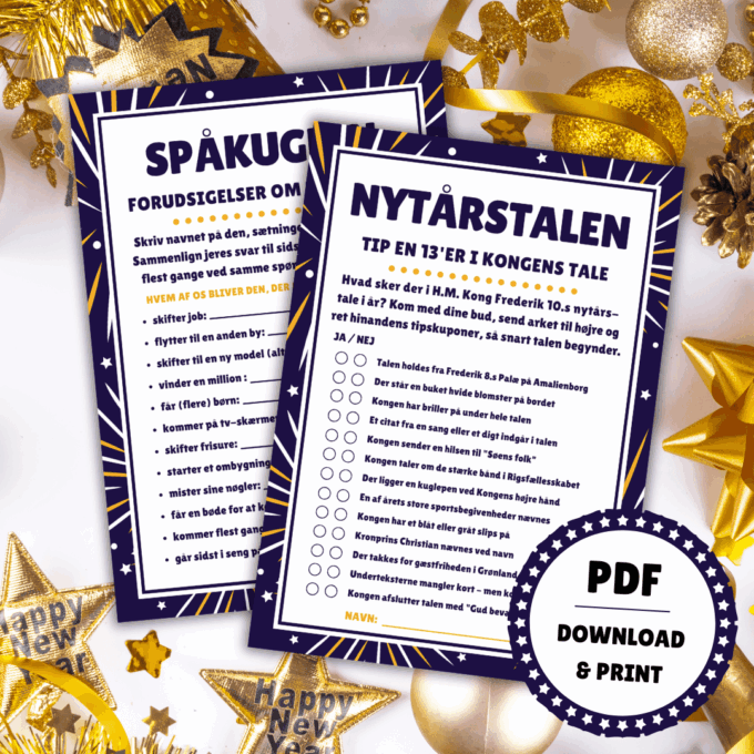 Den Store Nytårspakke - Lou Noire - Nytårstale tipskupon Den Store Nytårspakke - Lou Noire - Nytårstale tipskupon