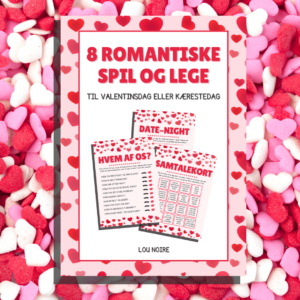 8 romantiske spil og lege -- Lou Noire - Cover
