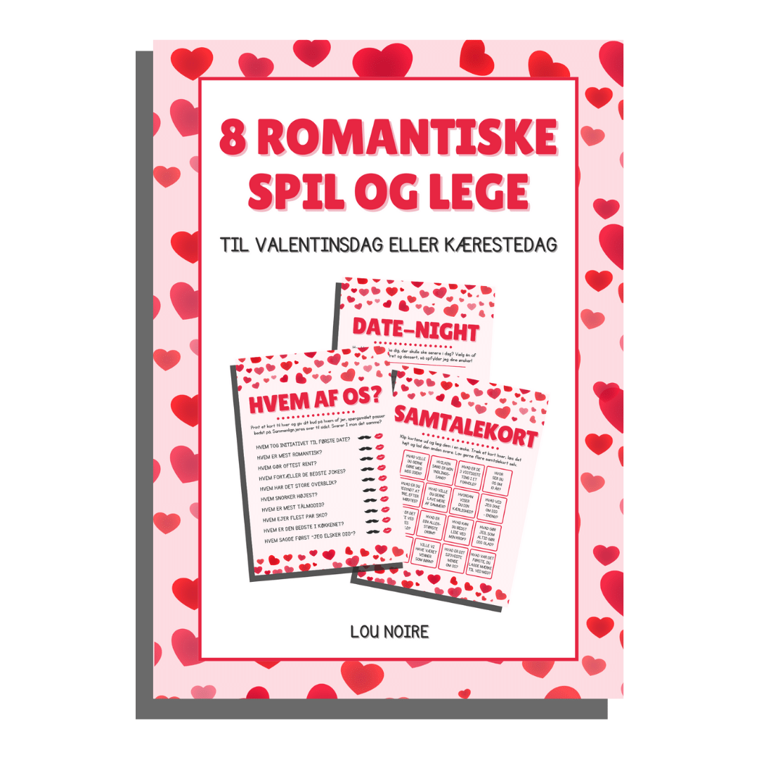 8 romantiske spil og lege - Lou Noire - Cover