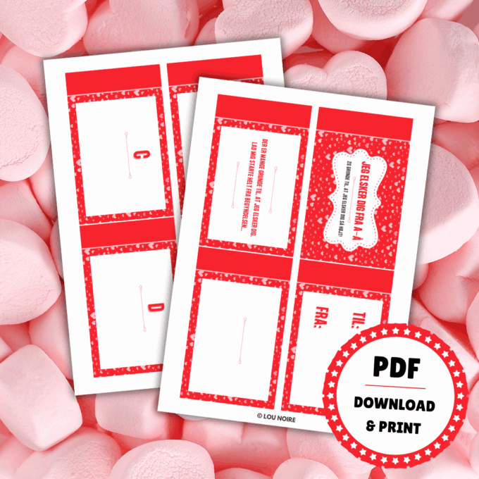 DIY-bog - Jeg elsker dig fra A - Å - Lou Noire